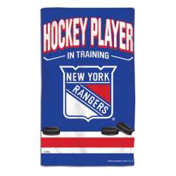 New York Rangers Baby Burp Cloth 10x17 Special Order