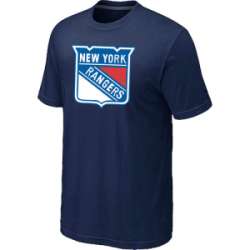 New York Rangers Big & Tall Logo D.Blue T-Shirt