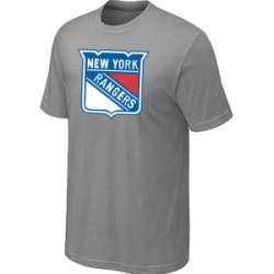 New York Rangers Big & Tall Logo L.Grey T-Shirt