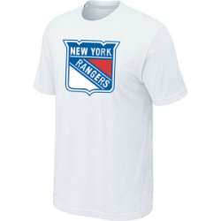 New York Rangers Big & Tall Logo White T-Shirt