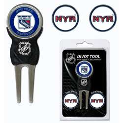 New York Rangers Golf Divot Tool with 3 Markers
