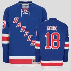 New York Rangers #18 Staal blue Jerseys