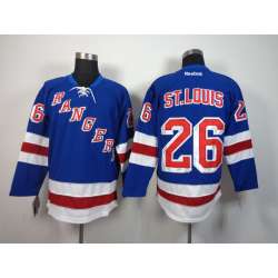 New York Rangers #26 Martin St. Louis Light Blue Jerseys