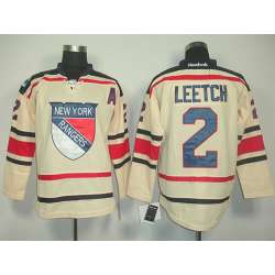 New York Rangers #2 Leetch Cream Jerseys