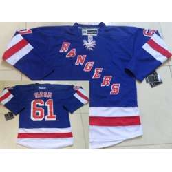 New York Rangers #61 Rick Nash Light Blue Jerseys