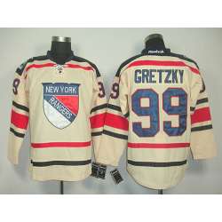 New York Rangers #99 Gretzky Cream Jerseys