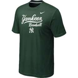 New York Yankees 2014 Home Practice T-Shirt - Dark Green