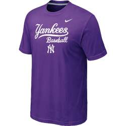 New York Yankees 2014 Home Practice T-Shirt - Purple