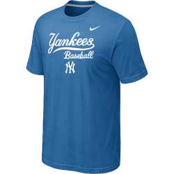 New York Yankees 2014 Home Practice T-Shirt - light Blue