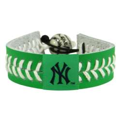 New York Yankees Bracelet Baseball St. Patrick"s Day CO