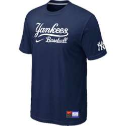 New York Yankees D.Blue Nike Short Sleeve Practice T-Shirt