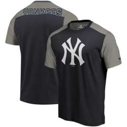 New York Yankees Fanatics Branded Big & Tall Iconic T-Shirt - Navy Gray