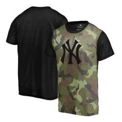 New York Yankees Fanatics Branded Green 2018 Memorial Day Camo Blast Sublimated T Shirt
