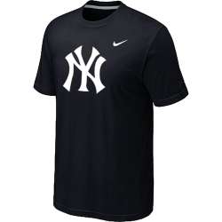 New York Yankees Heathered Black Nike Blended T-Shirt