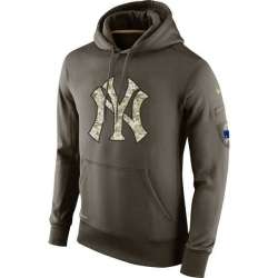 New York Yankees Nike Olive Salute To Service KO Performance Hoodie