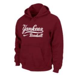 New York Yankees Pullover Hoodie RED
