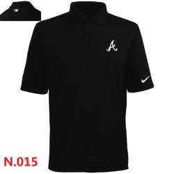 Nike Atlanta Braves 2014 Players Performance Polo Shirt-Black 2