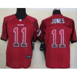 Nike Atlanta Falcons #11 Julio Jones 2013 Drift Fashion Red Elite Jerseys