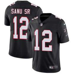 Nike Atlanta Falcons #12 Mohamed Sanu Sr Black Alternate NFL Vapor Untouchable Limited Jersey