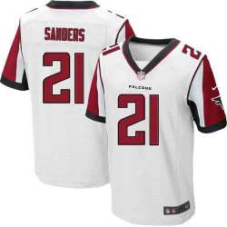 Nike Atlanta Falcons #21 Deion Sanders White Team Color Elite Jersey Dingzhi