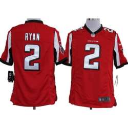 Nike Atlanta Falcons #2 Matt Ryan Red Game Jerseys