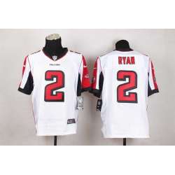 Nike Atlanta Falcons #2 Matt Ryan White Team Color Men's NFL Elite Jersey DingZhi