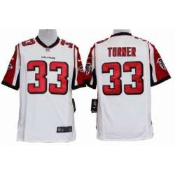 Nike Atlanta Falcons #33 Michael Turner White Game Jerseys