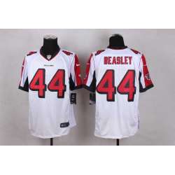 Nike Atlanta Falcons #44 Beasley White Team Color Men's NFL Elite Jersey DingZhi