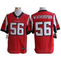 Nike Atlanta Falcons #56 Sean Weatherspoon Red Elite Jerseys