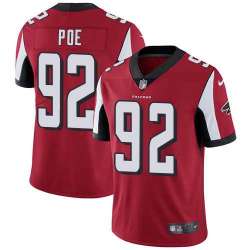 Nike Atlanta Falcons #92 Dontari Poe Red Team Color NFL Vapor Untouchable Limited Jersey