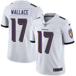 Nike Baltimore Ravens #17 Mike Wallace White NFL Vapor Untouchable Limited Jersey
