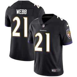 Nike Baltimore Ravens #21 Lardarius Webb Black Alternate NFL Vapor Untouchable Limited Jersey