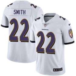 Nike Baltimore Ravens #22 Jimmy Smith White NFL Vapor Untouchable Limited Jersey