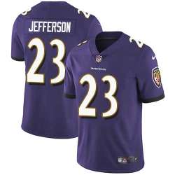 Nike Baltimore Ravens #23 Tony Jefferson Purple Team Color NFL Vapor Untouchable Limited Jersey
