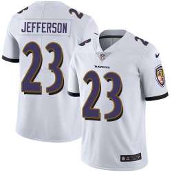 Nike Baltimore Ravens #23 Tony Jefferson White NFL Vapor Untouchable Limited Jersey