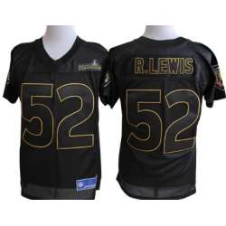 Nike Baltimore Ravens #52 Ray Lewis Super Bowl XLVII Champions Black Elite Jerseys