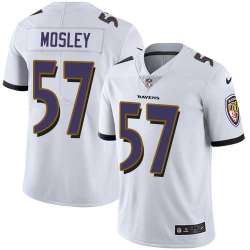 Nike Baltimore Ravens #57 C.J. Mosley White NFL Vapor Untouchable Limited Jersey