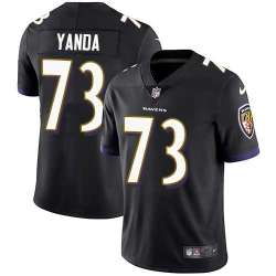 Nike Baltimore Ravens #73 Marshal Yanda Black Alternate NFL Vapor Untouchable Limited Jersey