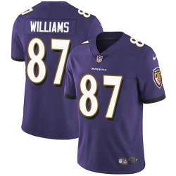 Nike Baltimore Ravens #87 Maxx Williams Purple Team Color NFL Vapor Untouchable Limited Jersey