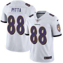 Nike Baltimore Ravens #88 Dennis Pitta White NFL Vapor Untouchable Limited Jersey