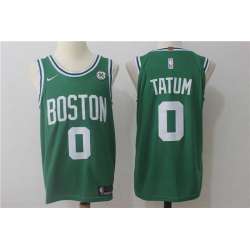 Nike Boston Celtics #0 Jayson Tatum Green Stitched NBA Jersey
