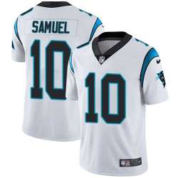 Nike Carolina Panthers #10 Curtis Samuel White NFL Vapor Untouchable Limited Jersey