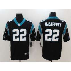 Nike Carolina Panthers #22 Christian McCaffrey Black Vapor Untouchable Player Limited Jerseys