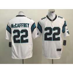 Nike Carolina Panthers #22 Christian McCaffrey White Team Color Game Stitched Jerseys