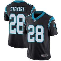 Nike Carolina Panthers #28 Jonathan Stewart Black Team Color NFL Vapor Untouchable Limited Jersey