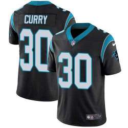 Nike Carolina Panthers #30 Stephen Curry Black Team Color NFL Vapor Untouchable Limited Jersey
