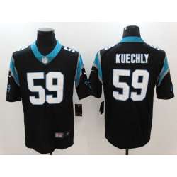 Nike Carolina Panthers #59 Luke Kuechly Black Vapor Untouchable Player Limited Jersey
