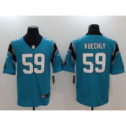 Nike Carolina Panthers #59 Luke Kuechly Blue Vapor Untouchable Player Limited Jersey