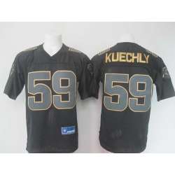 Nike Carolina Panthers #59 Luke Kuechly Pro Line Black Gold Collection Stitched Game Jersey