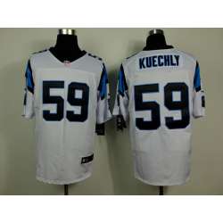 Nike Carolina Panthers #59 Luke Kuechly White Elite Jerseys